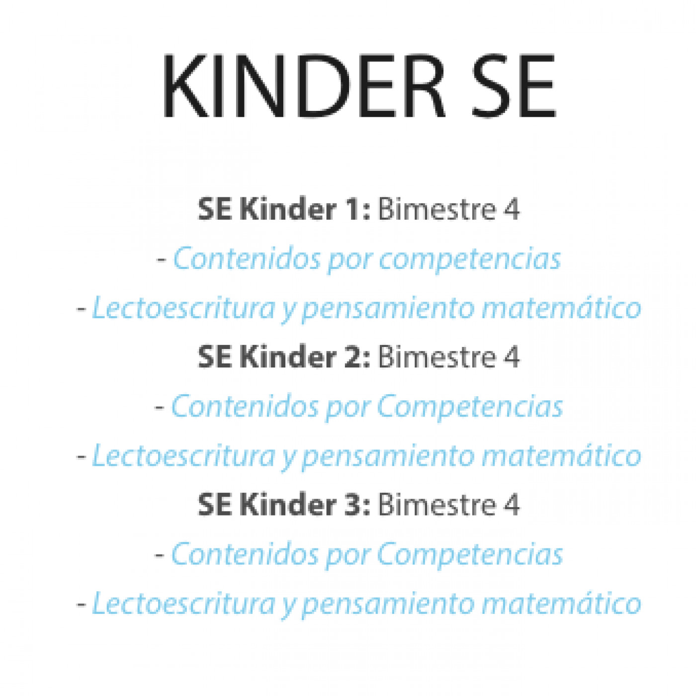SEK1B4 Contenidos por competencias.
