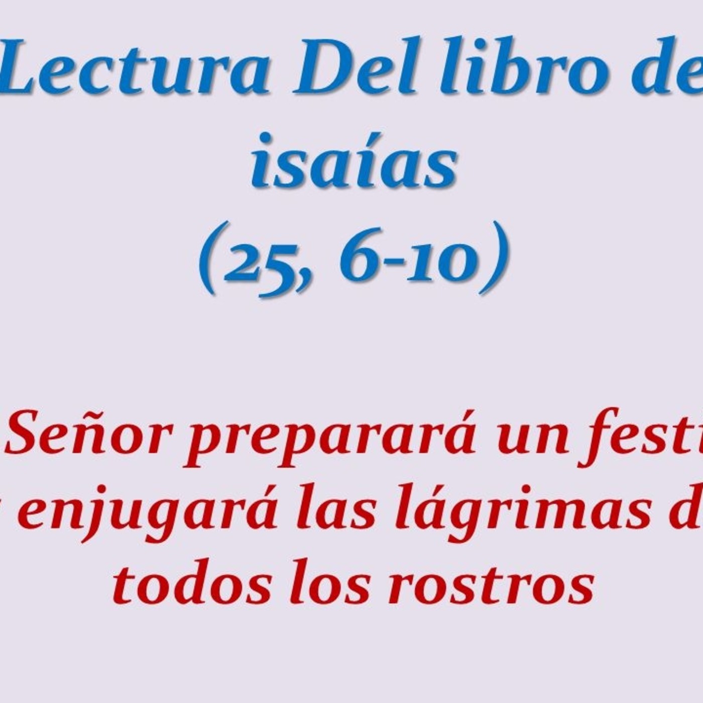 Lecturas del día