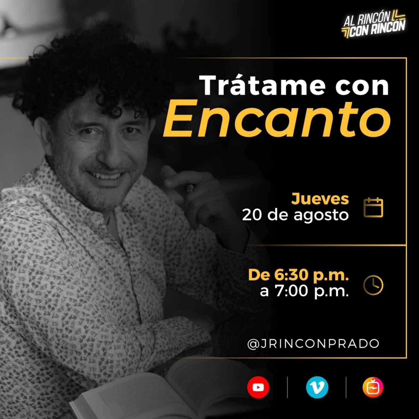 Al Rincón con Rincón