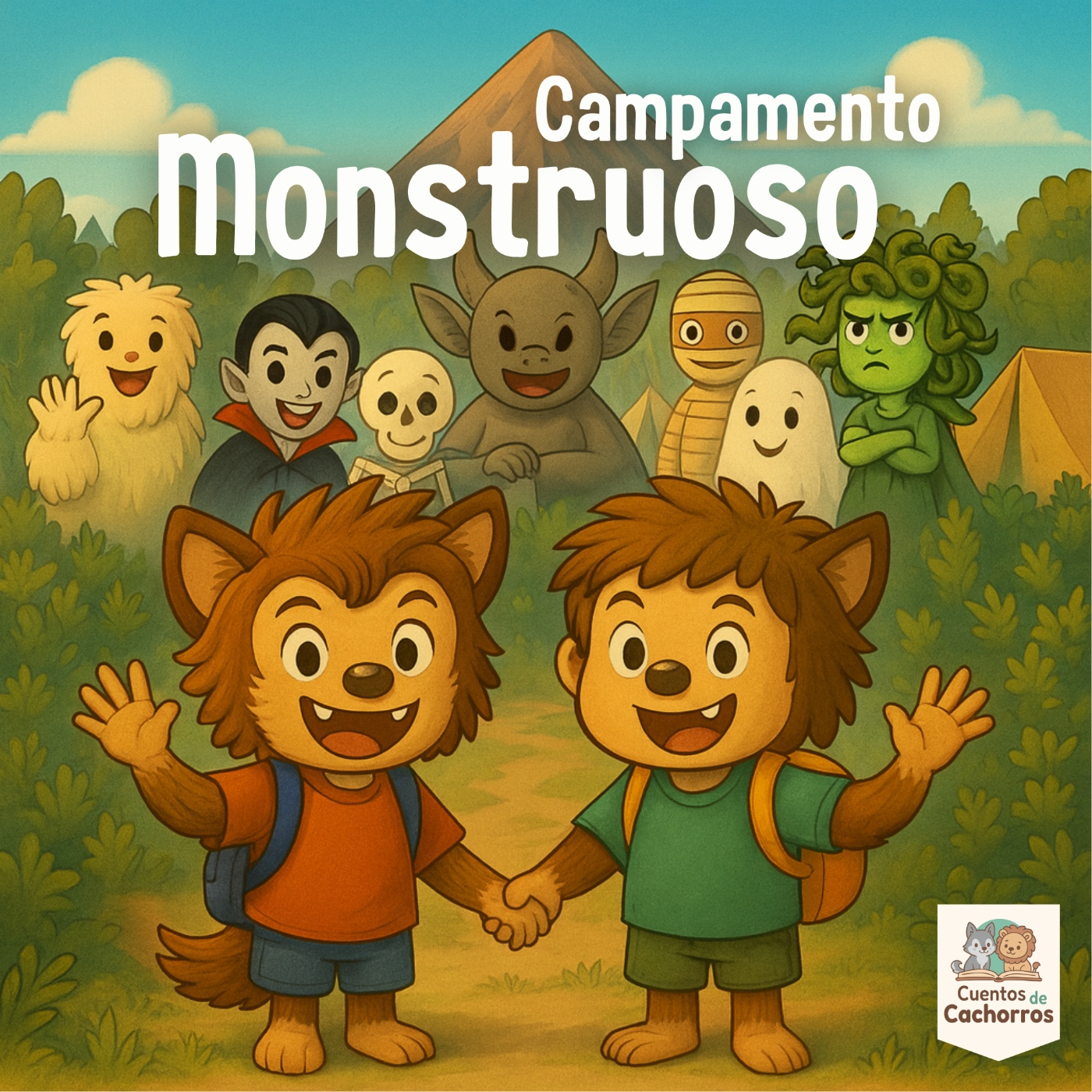 Campamento Monstruoso   | Audiocuento infantil para dormir (Aventuras de Monstruos Divertidos) episode artwork