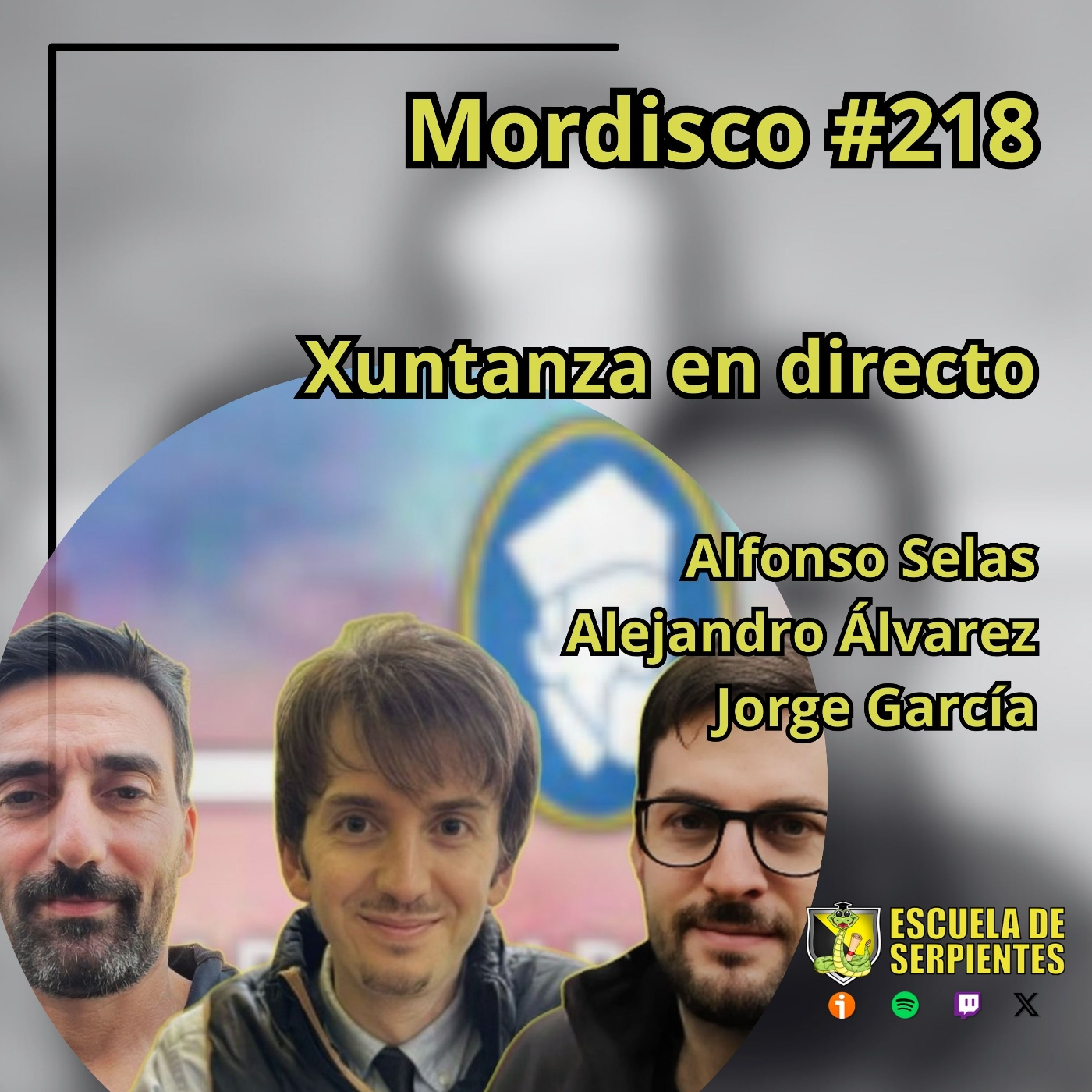 Mordisco 218: Xuntanza en directo - Alfonso Selas, Alejandro Álvarez y Jorge Garcia