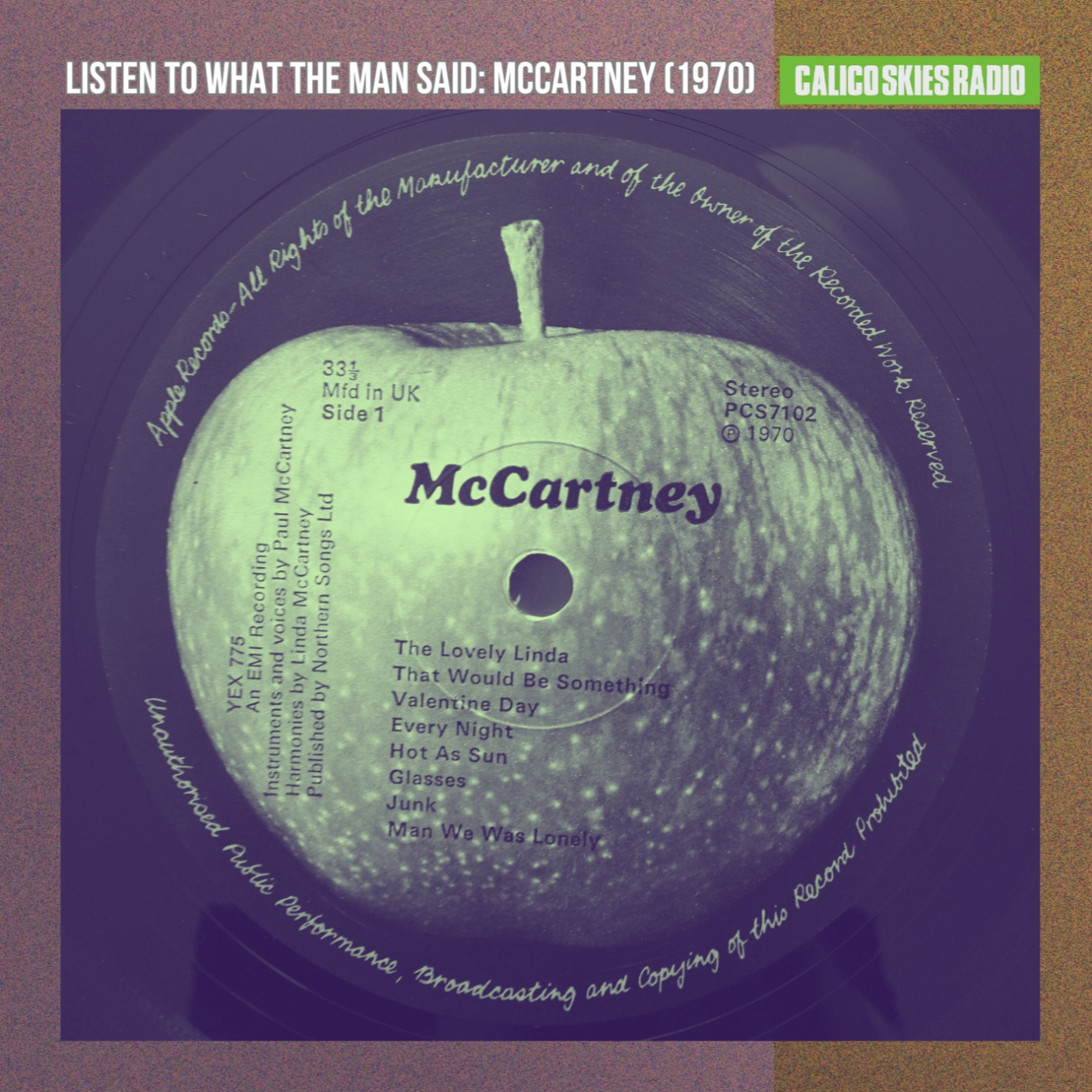 Calico Skies Radio Puro McCartney