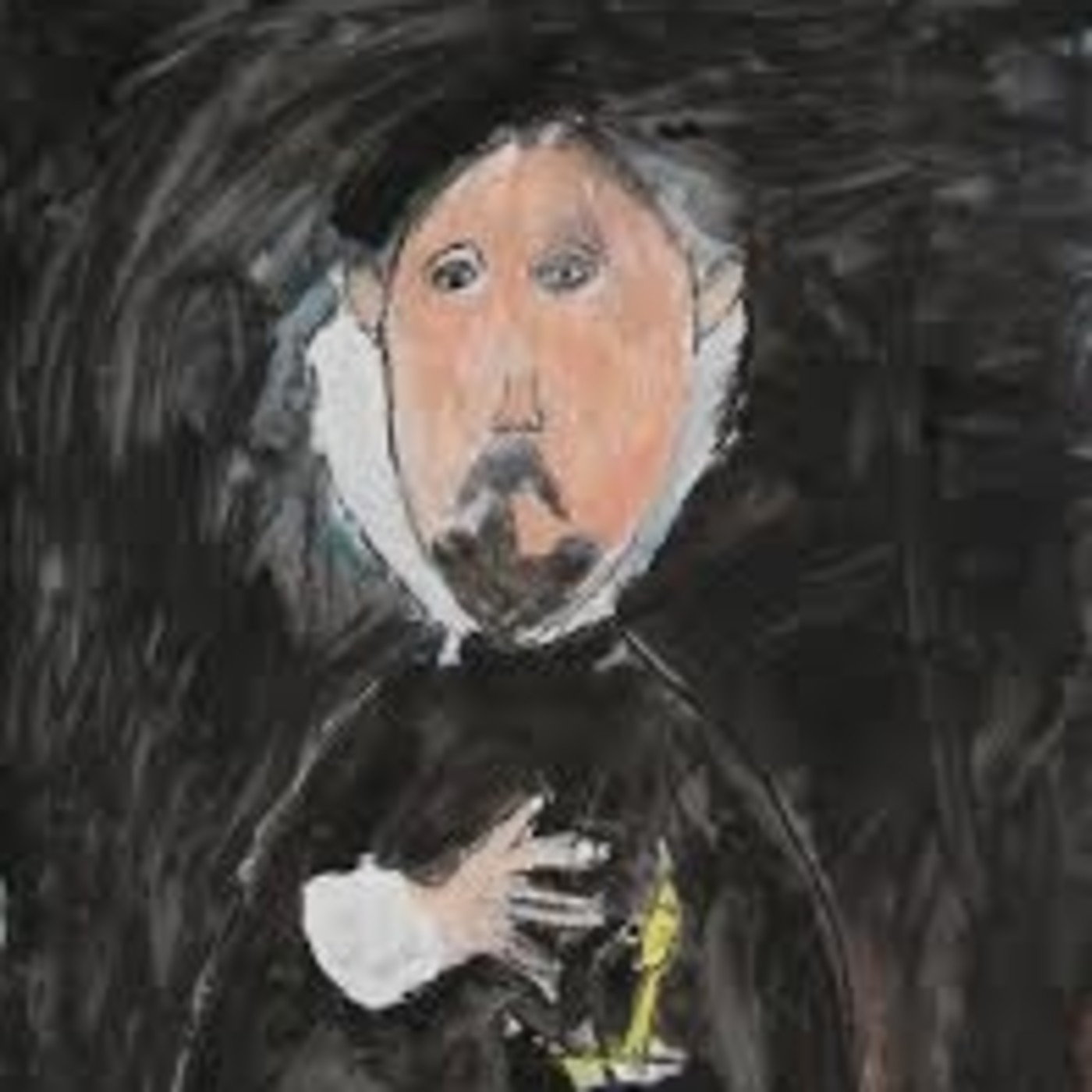 EL CABALLERO DE LA MANO EN EL PECHO