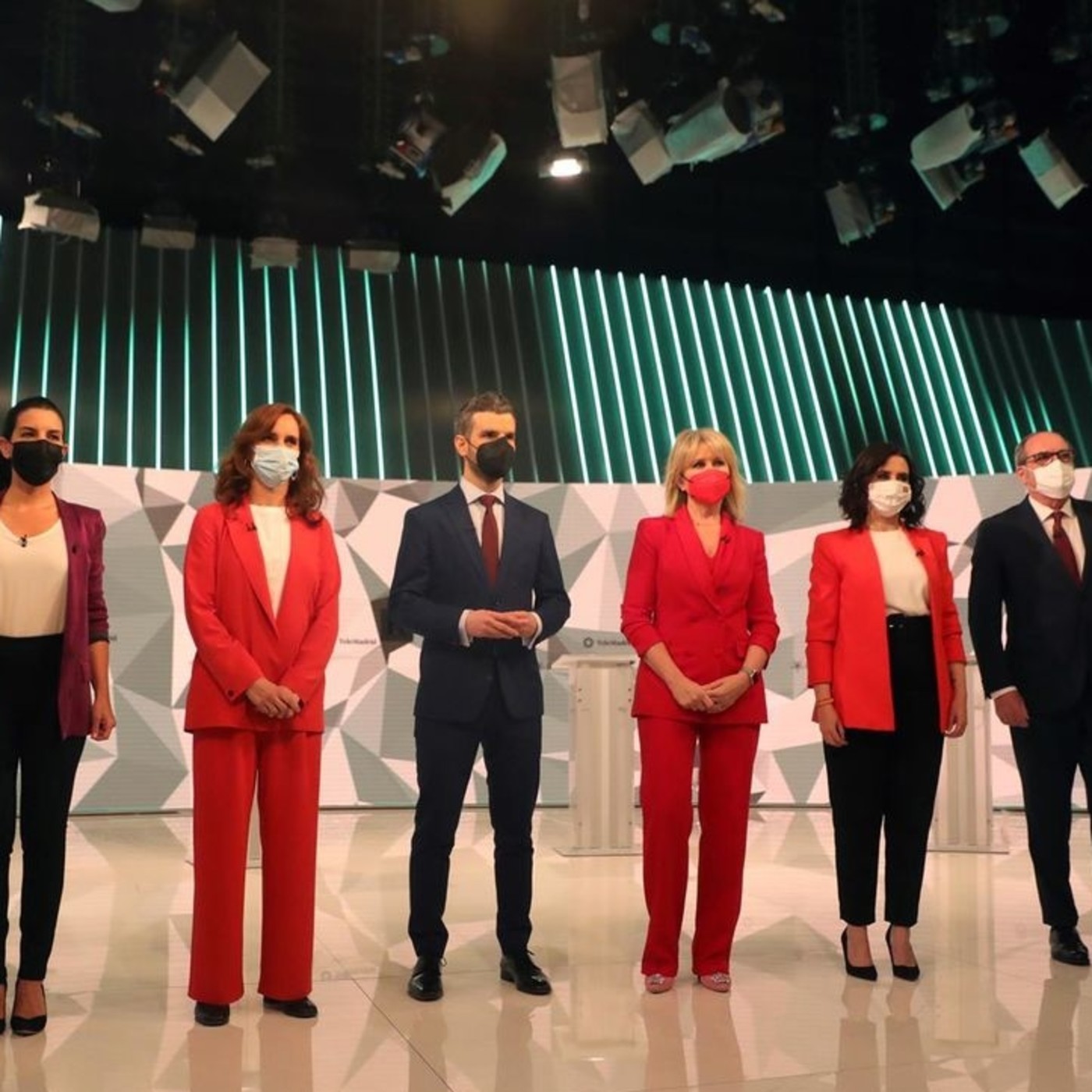 Debate a 6 en Telemadrid