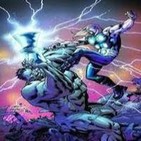 La Viñeta. Ultimate Thor le hace un Bunraku al Doctor Muerte.