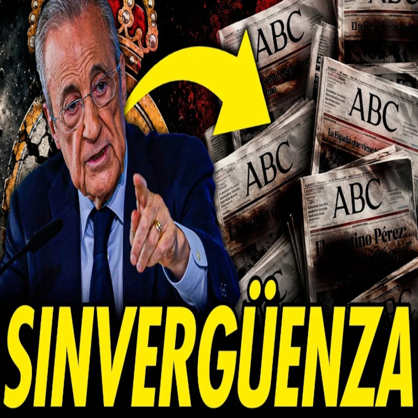 BOCHORNOSA RUEDA DE PRENSA DEL MAFIOSO FLORENTINO PÉREZ: TRAS SEÑALAR AL ABC ECHAN AL PRESIDENTE