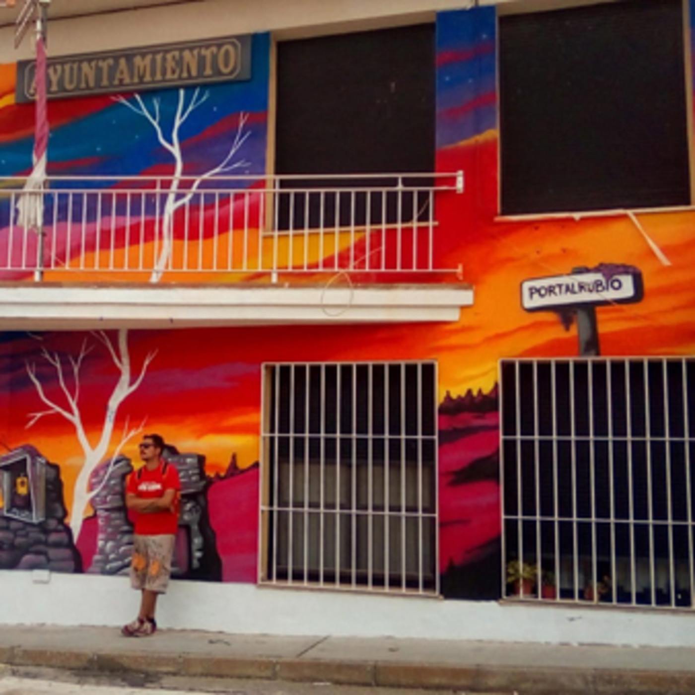 Mural en Portalrubio