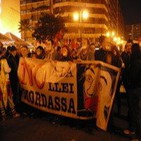Manifestación Ley Mordaza - cierre de los CIE