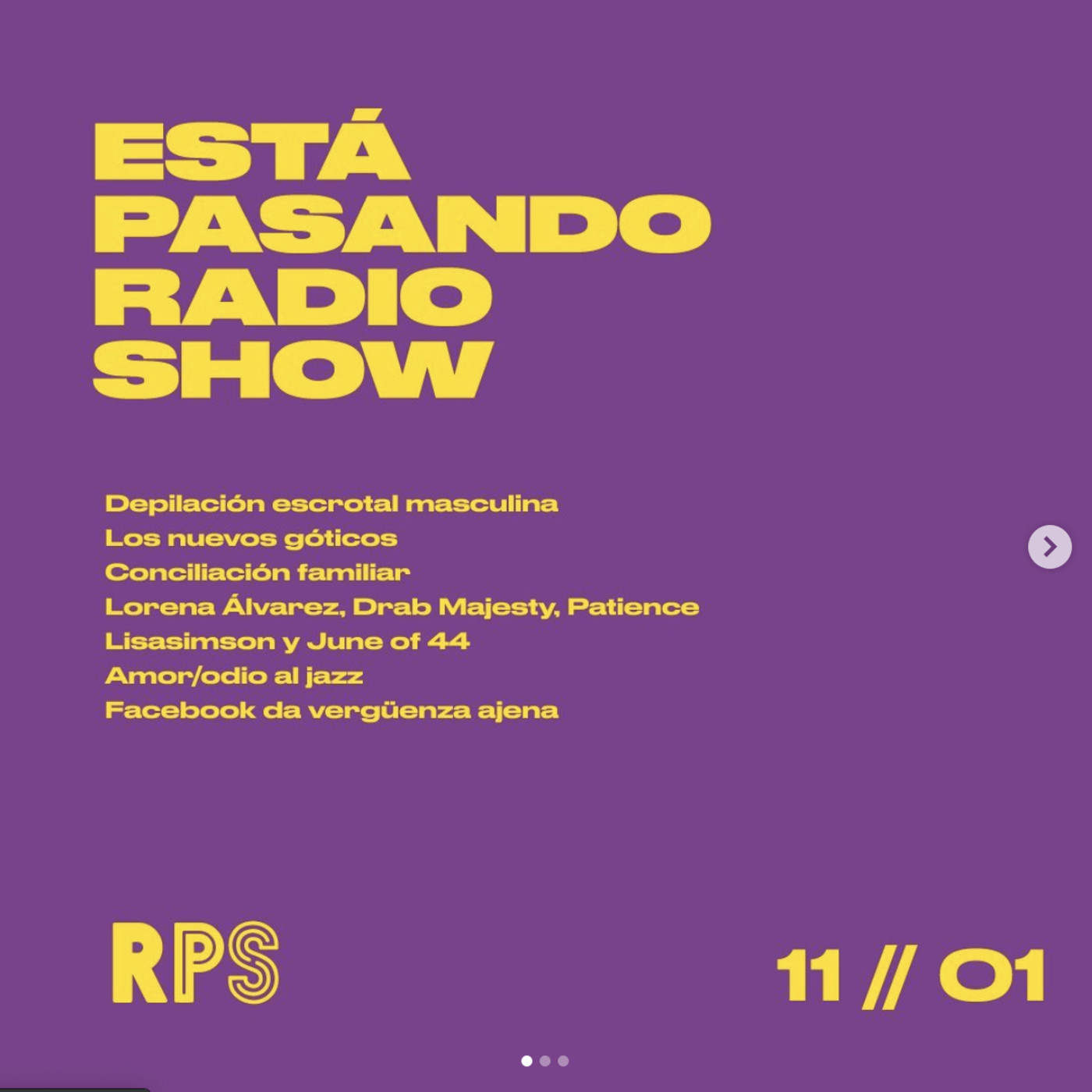 ESTÁ PASANDO RADIOSHOW.
