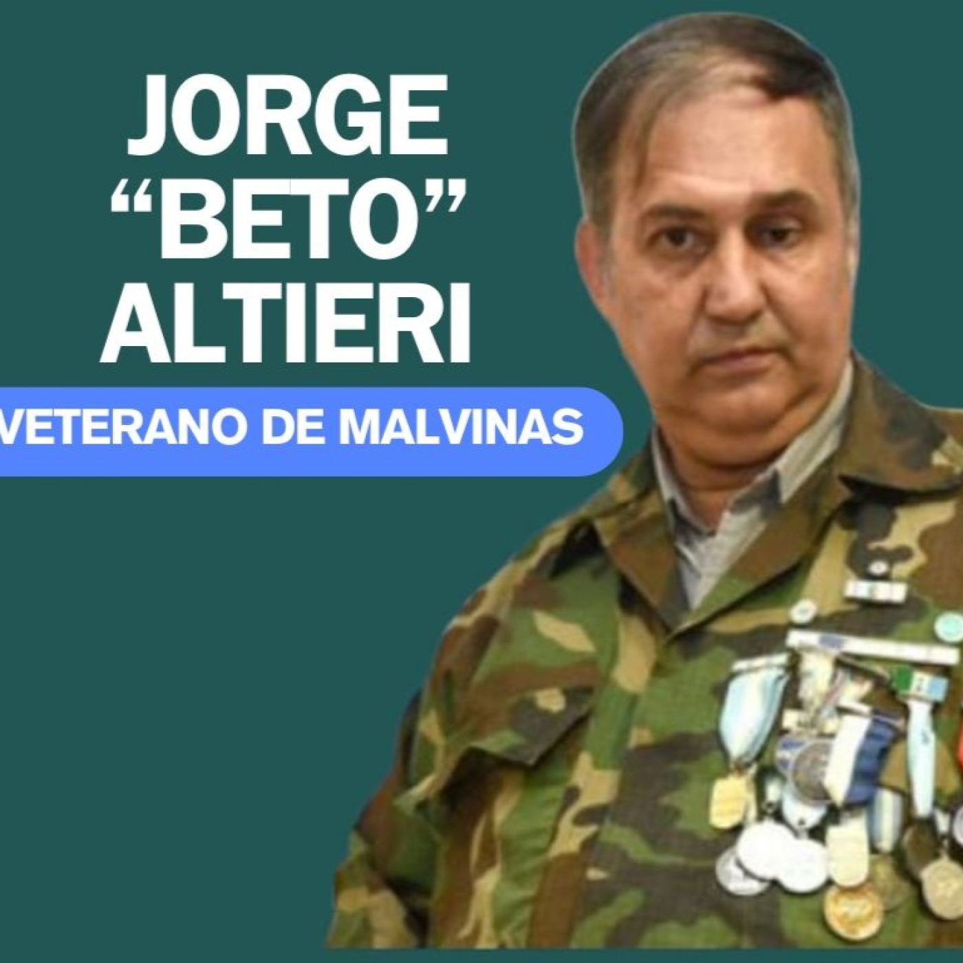"Las guerras no deberían existir" hablamos Jorge "Beto" Altieri, veterano de Malvinas