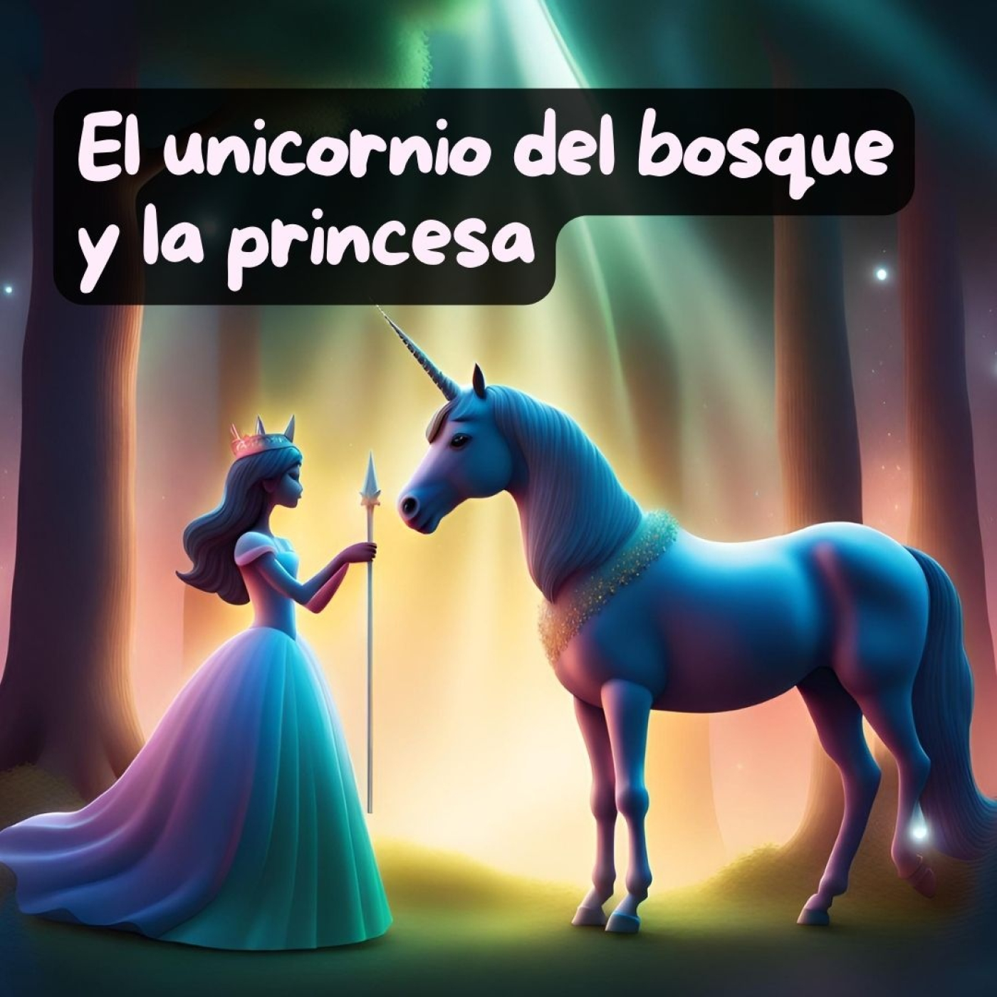 El unicornio del bosque y la princesa