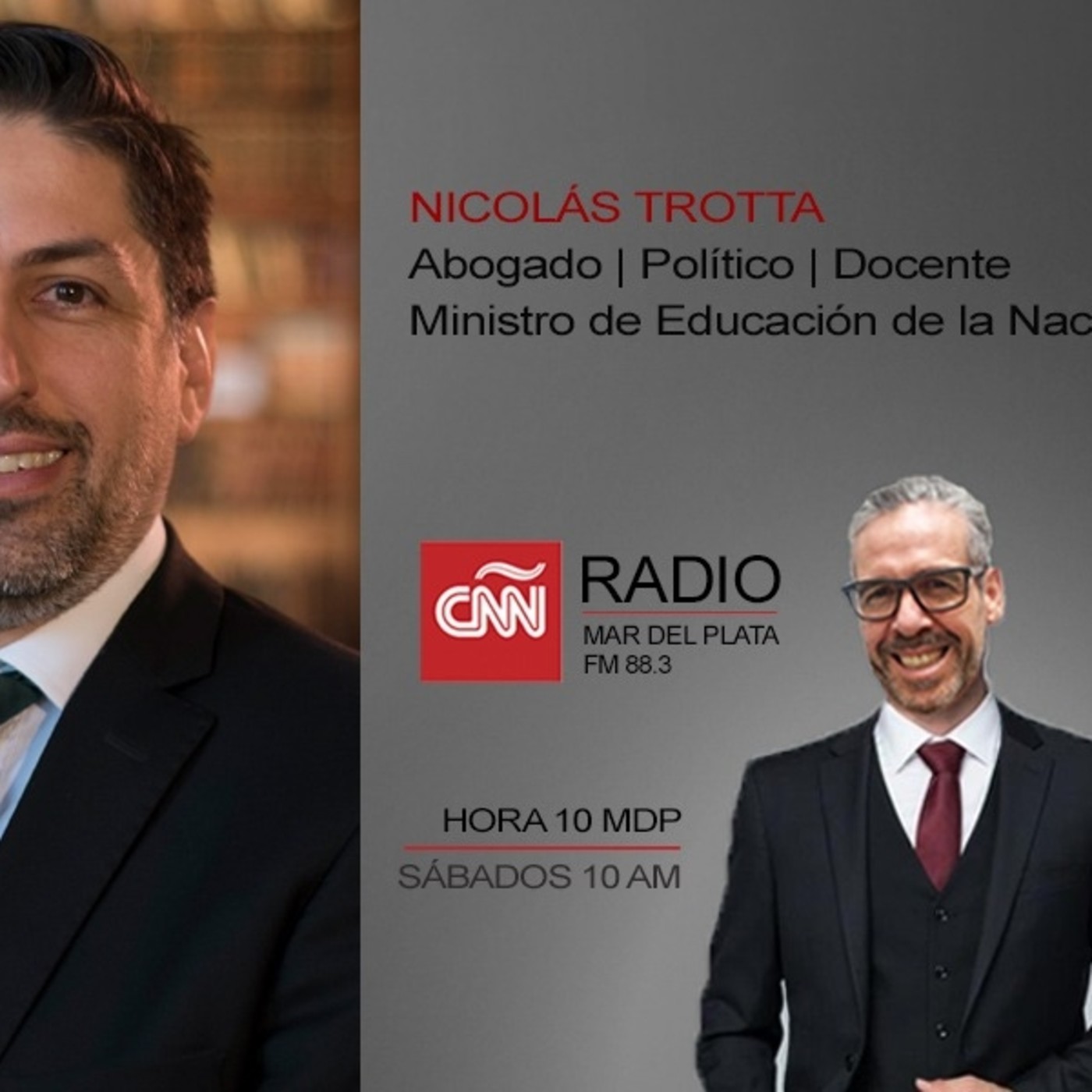 CHARLAS en La 100 y CNN Radio Argentina