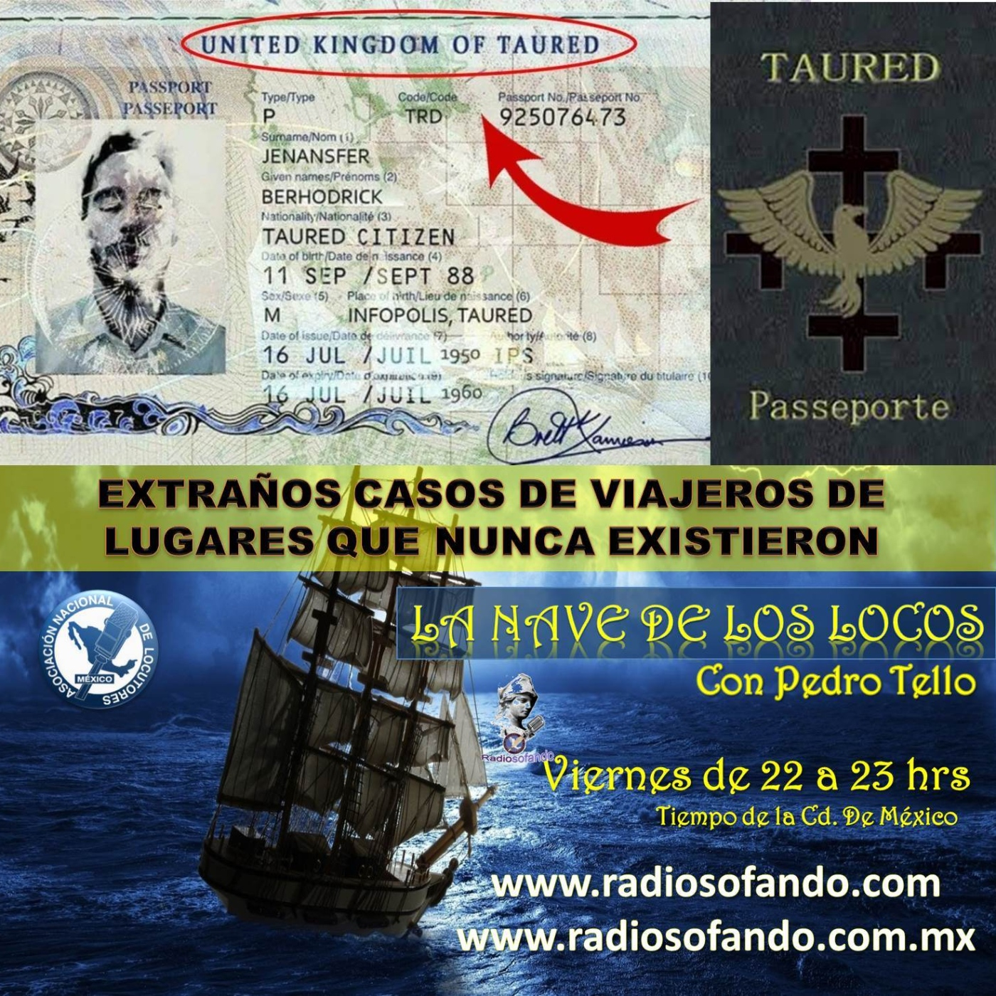 La Nave de los Locos_EXTRAÑOS CASOS DE VIAJEROS DE LUGARES QUE NUNCA EXISTIERON_29-07-22 episode artwork