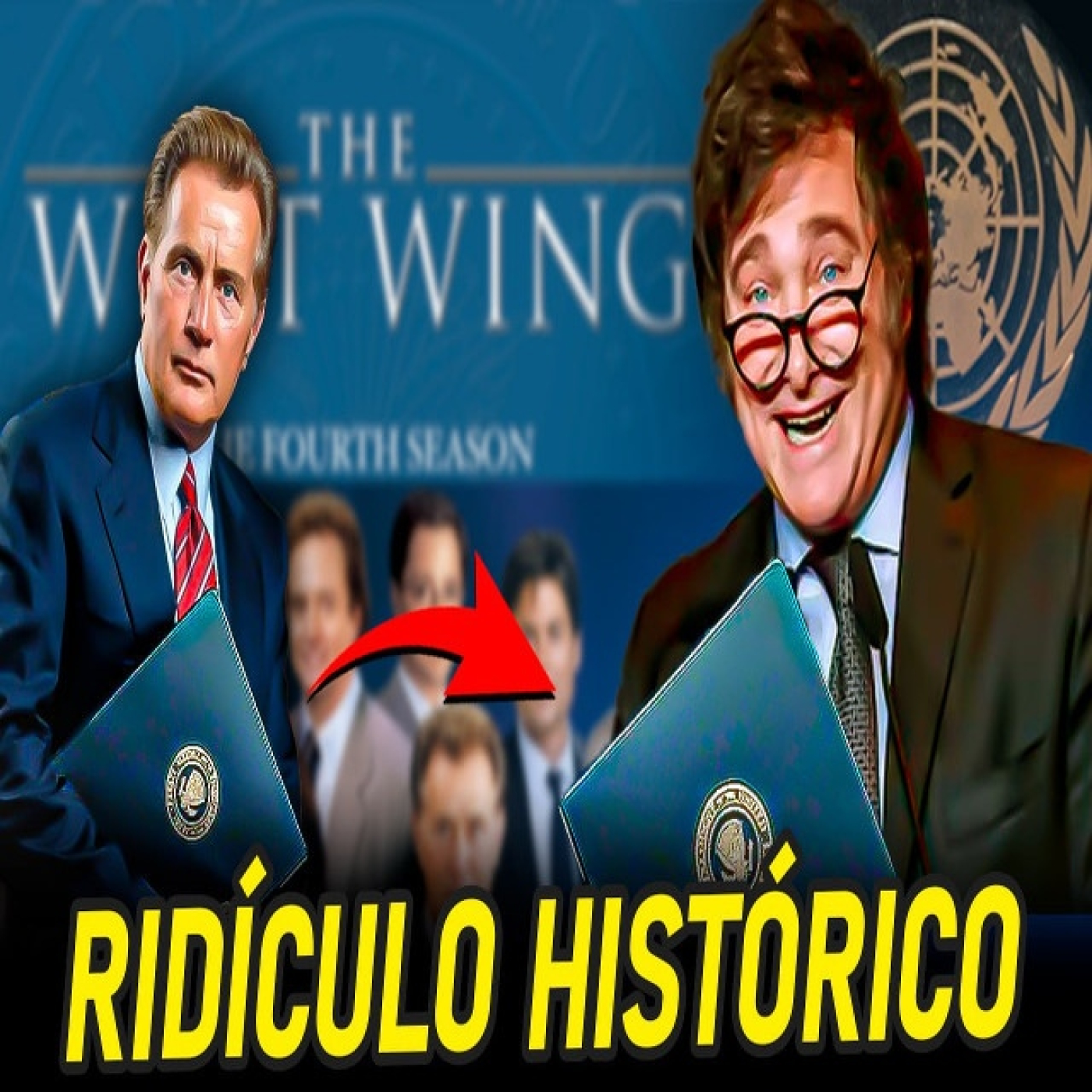 ¡RIDÍCULO HISTÓRICO! PILLAN A MILEI COPIANDO FRASES DE UNA SERIE EN SU DISCURSO EN LA ONU