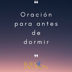 Oración para antes de dormir