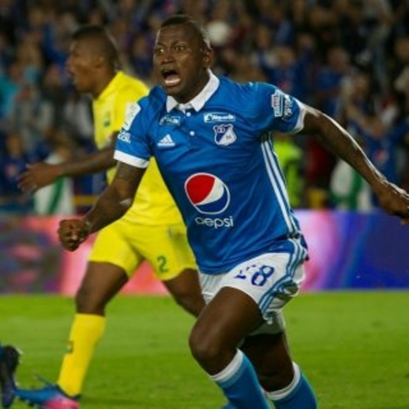 Narración de los goles de Cadavid y Riascos al Bucaramanga