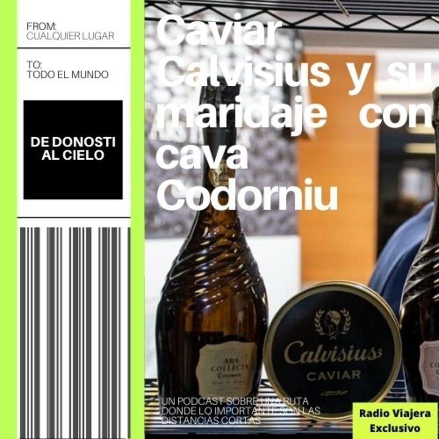 Caviar Calvisius y su maridaje con cava Codorniu