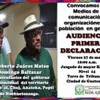 Domingo Baltazar rinde declaración tras detención injustificada