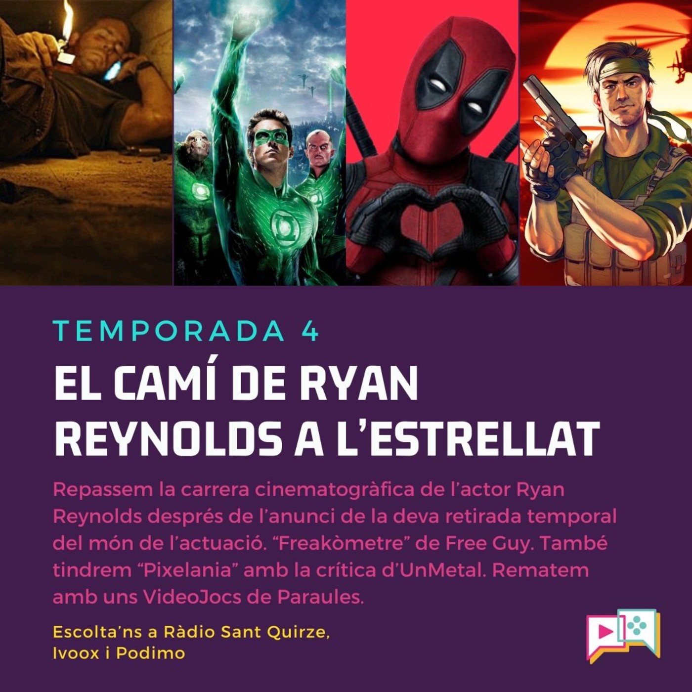 4x09 - Freaks and Bits: Ryan Reynolds, UnMetal i Free Guy episode artwork