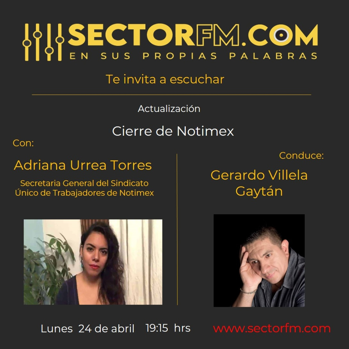 El cierre de Notimex a tres años de huelga con Adriana Urrea Torres 24-abril-23 episode artwork