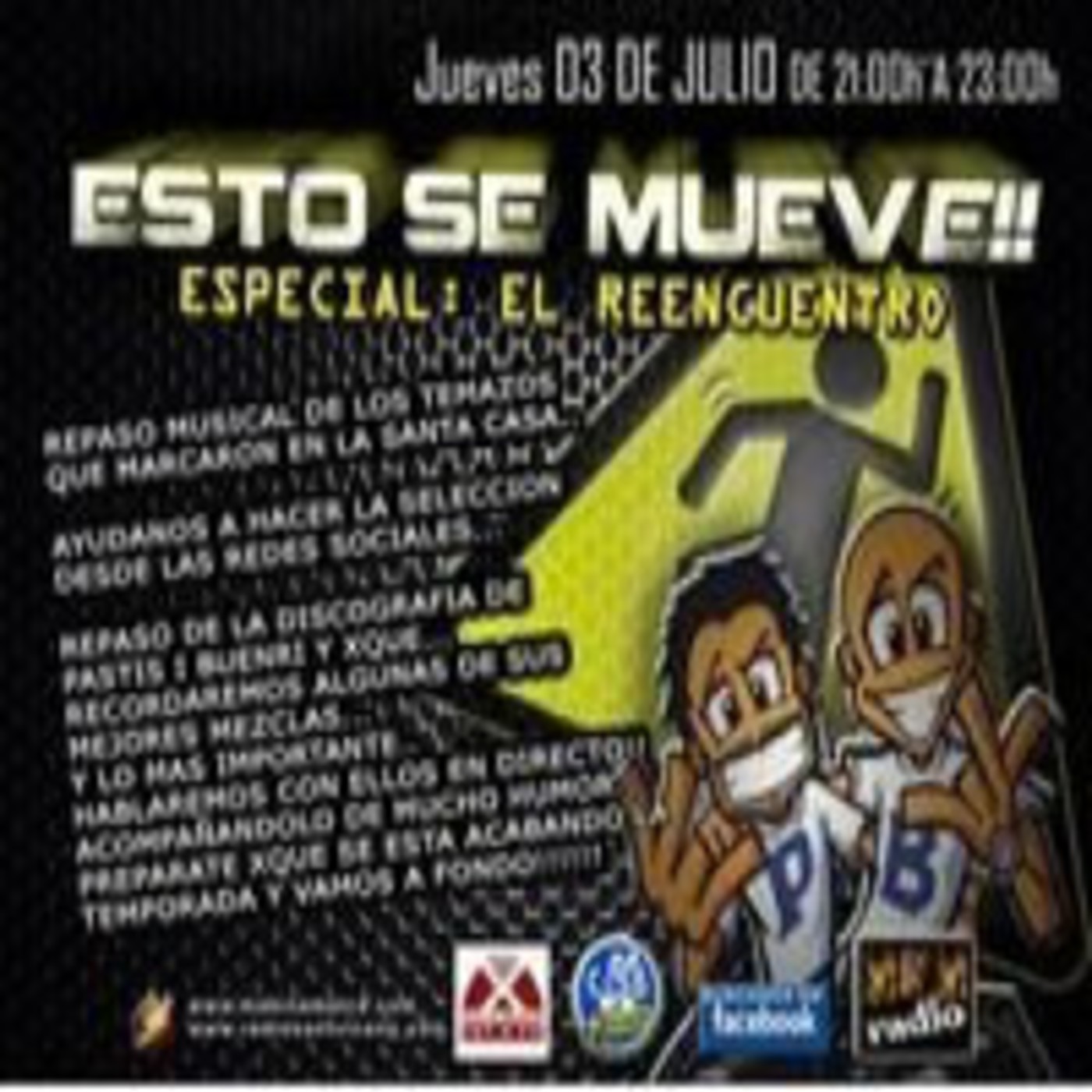 ESTO SE MUEVE! 03 julio 2014 (especial Reencuentro Pastis & Buenri) episode artwork