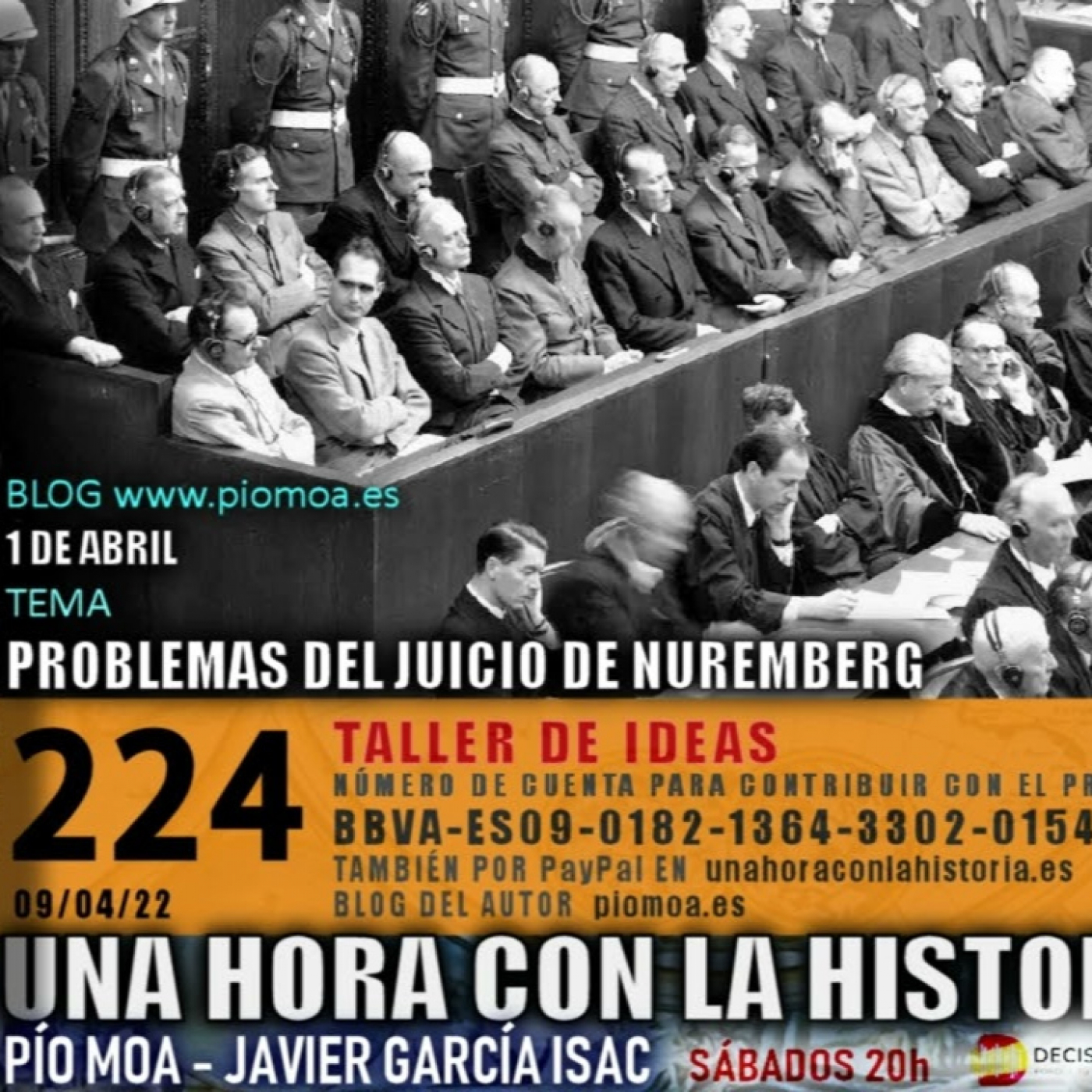 224 - Problemas del juicio de Nuremberg | 1 de abril episode artwork