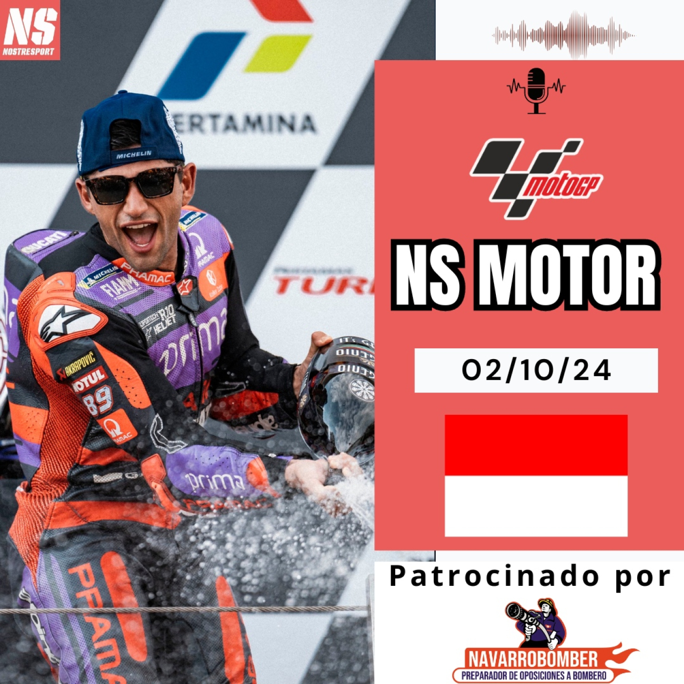 NS MOTOR 02/10/24. GP INDONESIA - MARTINATOR SALVA LOS MUEBLES episode artwork
