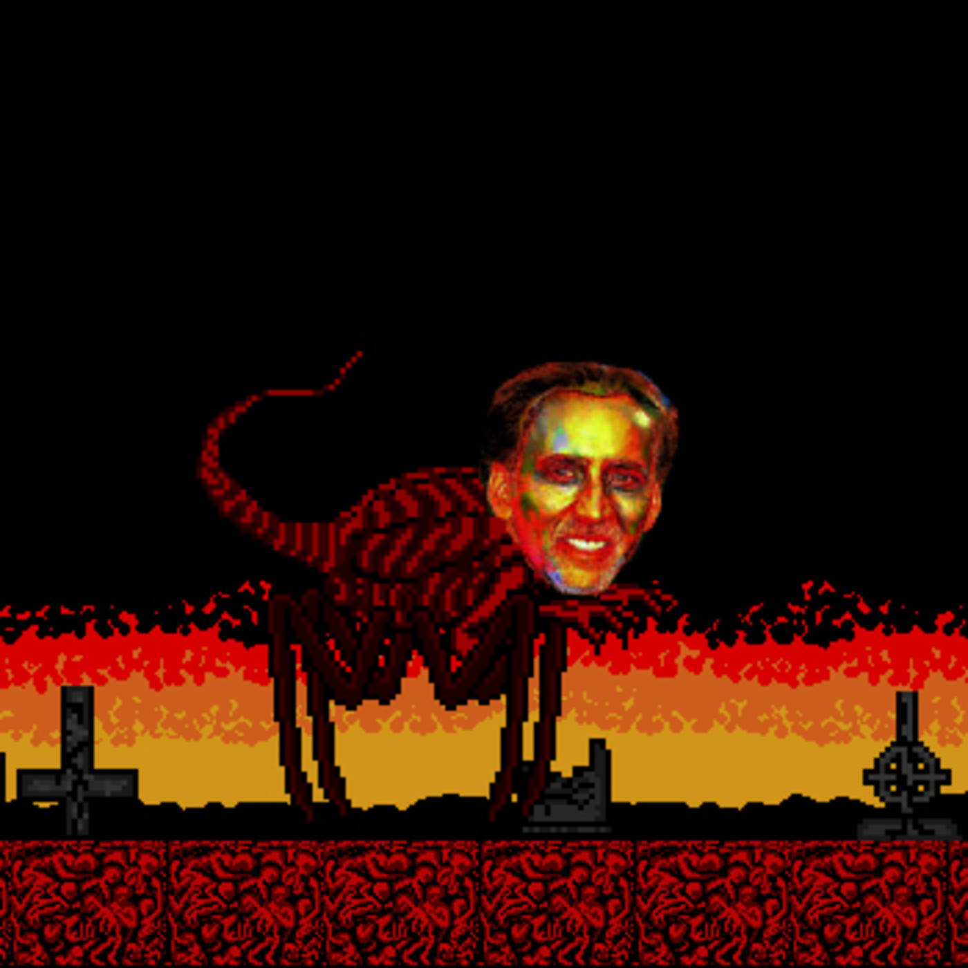 El flequillo de Nicolas Cage