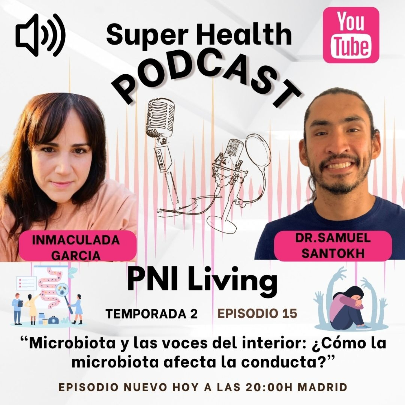 Microbiota y las voces del interior: ¿Cómo la microbiota afecta la conducta? episode artwork