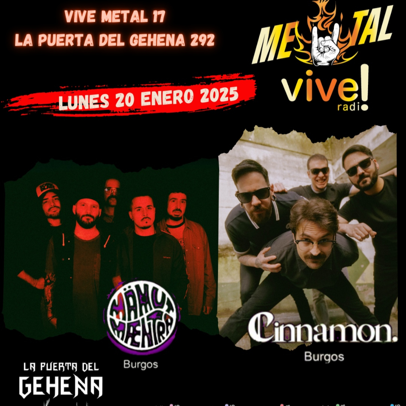 VIVE METAL Y LA PUERTA DEL GEHENA