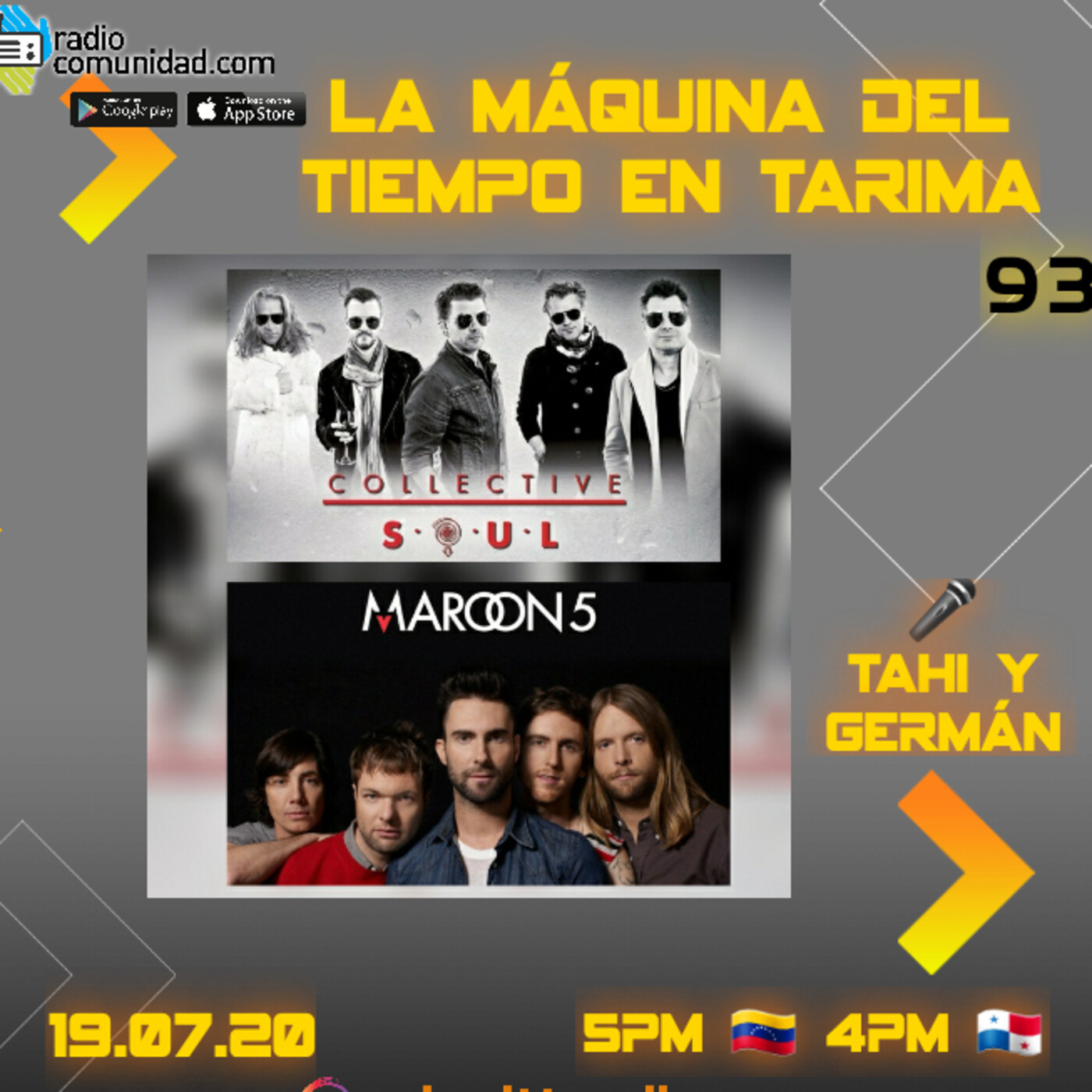 EPISODIO 93 LA MAQUINA DEL TIEMPO EN TARIMA 1ERA PARTE COLLECTIVE SOUL episode artwork