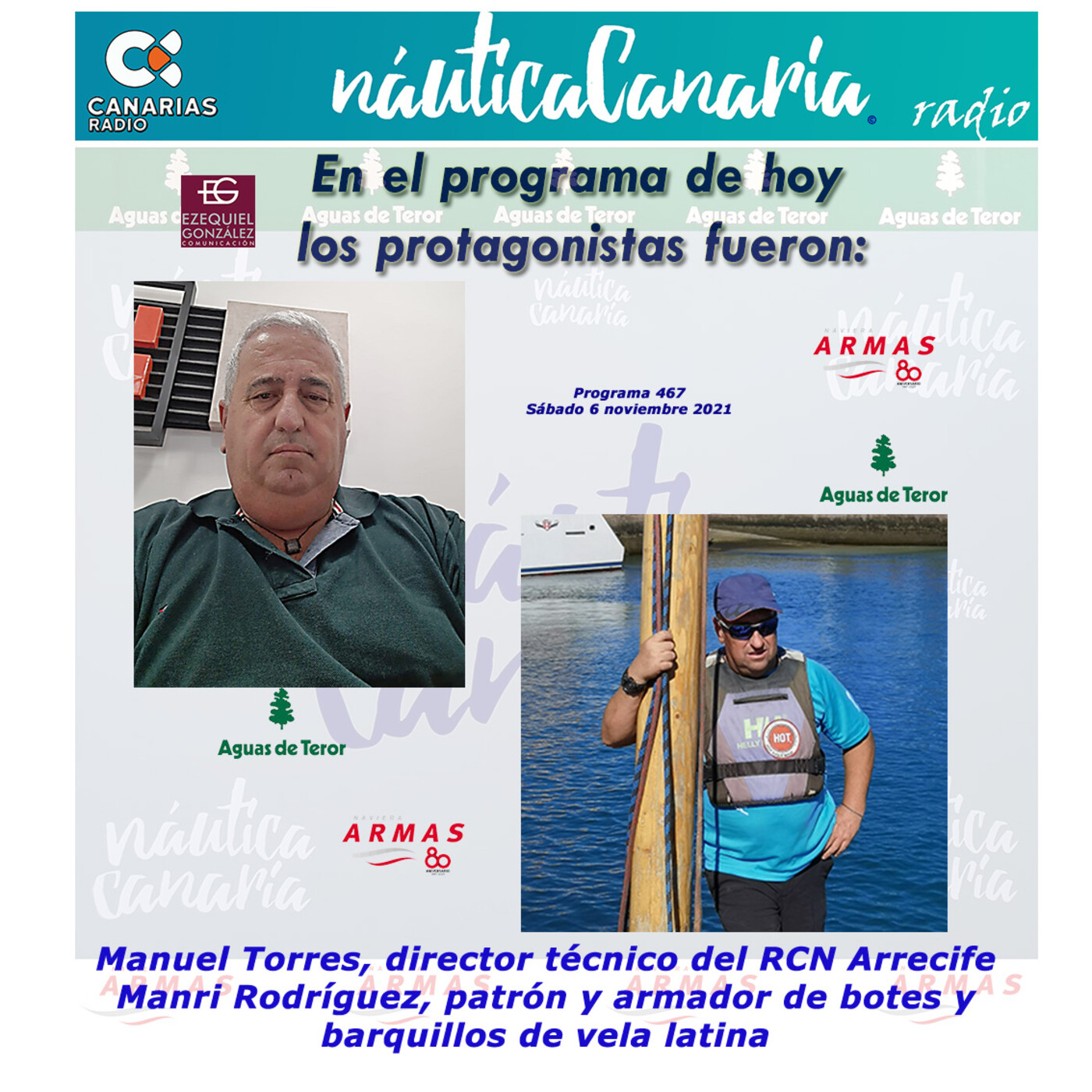 Náutica Canaria Radio.- Programa 467 emitido en las frecuencias de Canarias Radio.- 6noviembre21 episode artwork