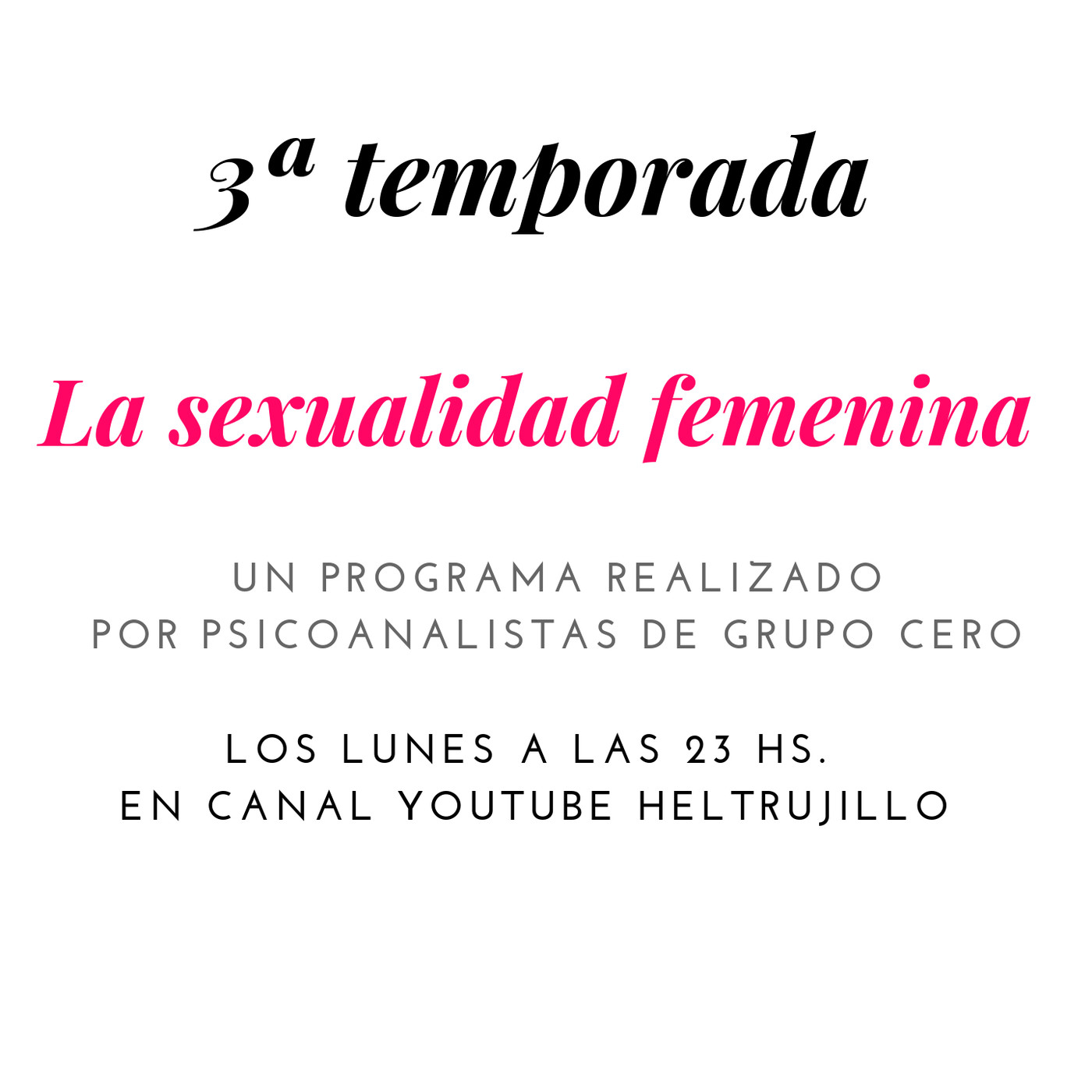 La sexualidad femenina radio.