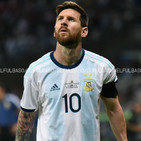 Lionel Messi en zona mixta luego del empate ante Paraguay