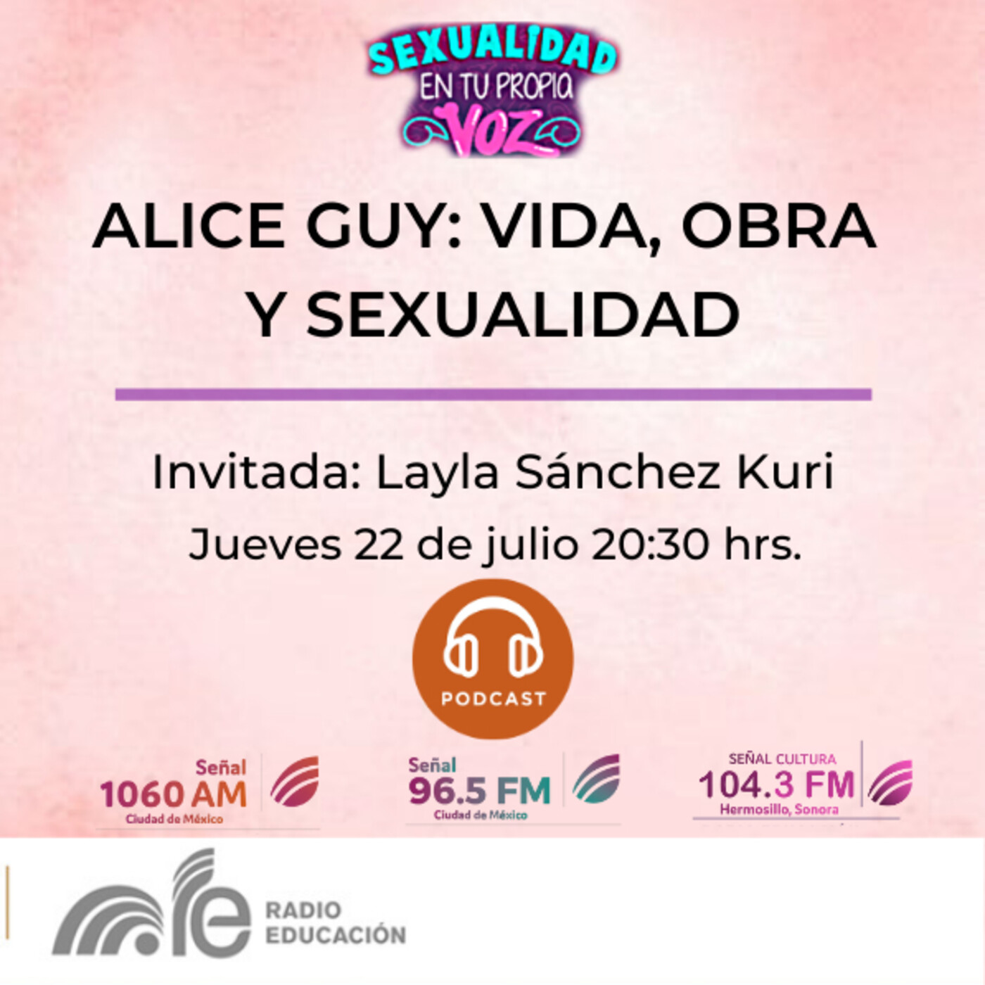 1228. Alice Guy: vida, obra y sexualidad episode artwork