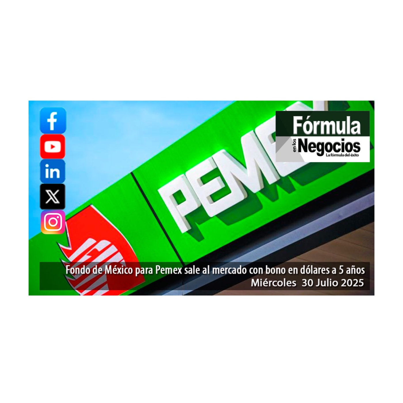 FÓRMULA EN LOS NEGOCIOS