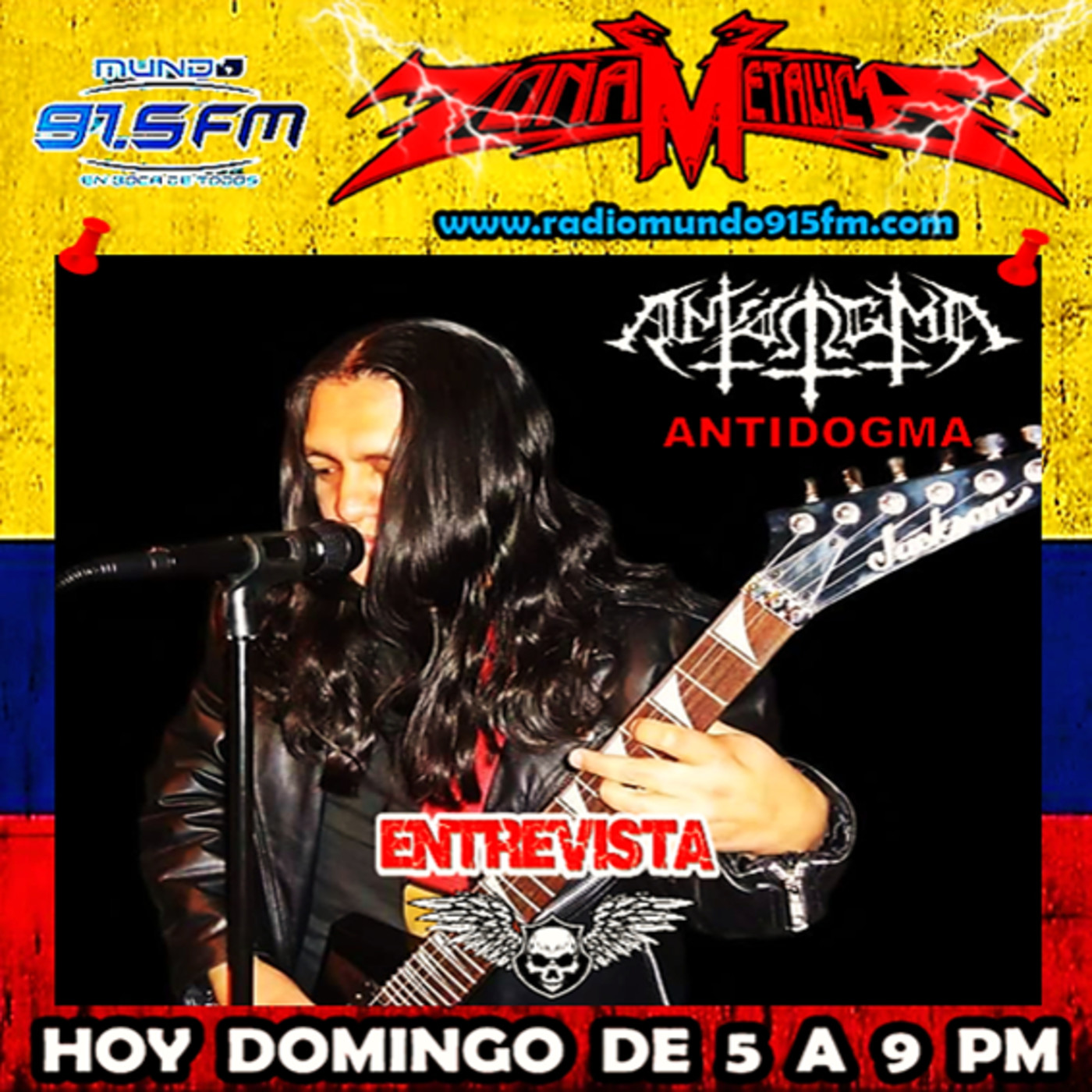 ZONA METALICA ENTREVISTA A ANTIDOGMA 8-diciembre-2019 episode artwork