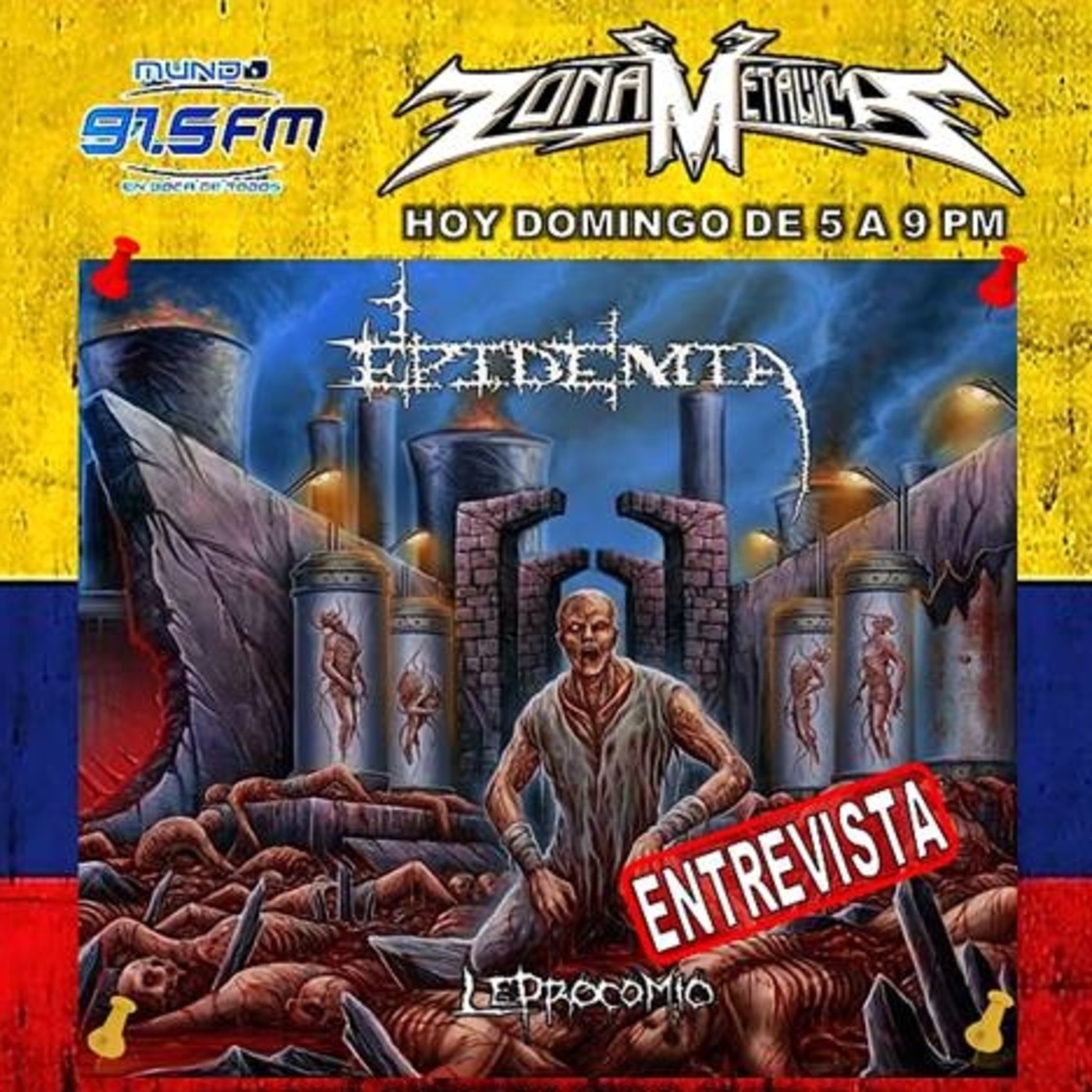 ZONA METALICA ENTREVISTA A HIDEKEL Y EPIDEMIA 23-julio-2017 episode artwork