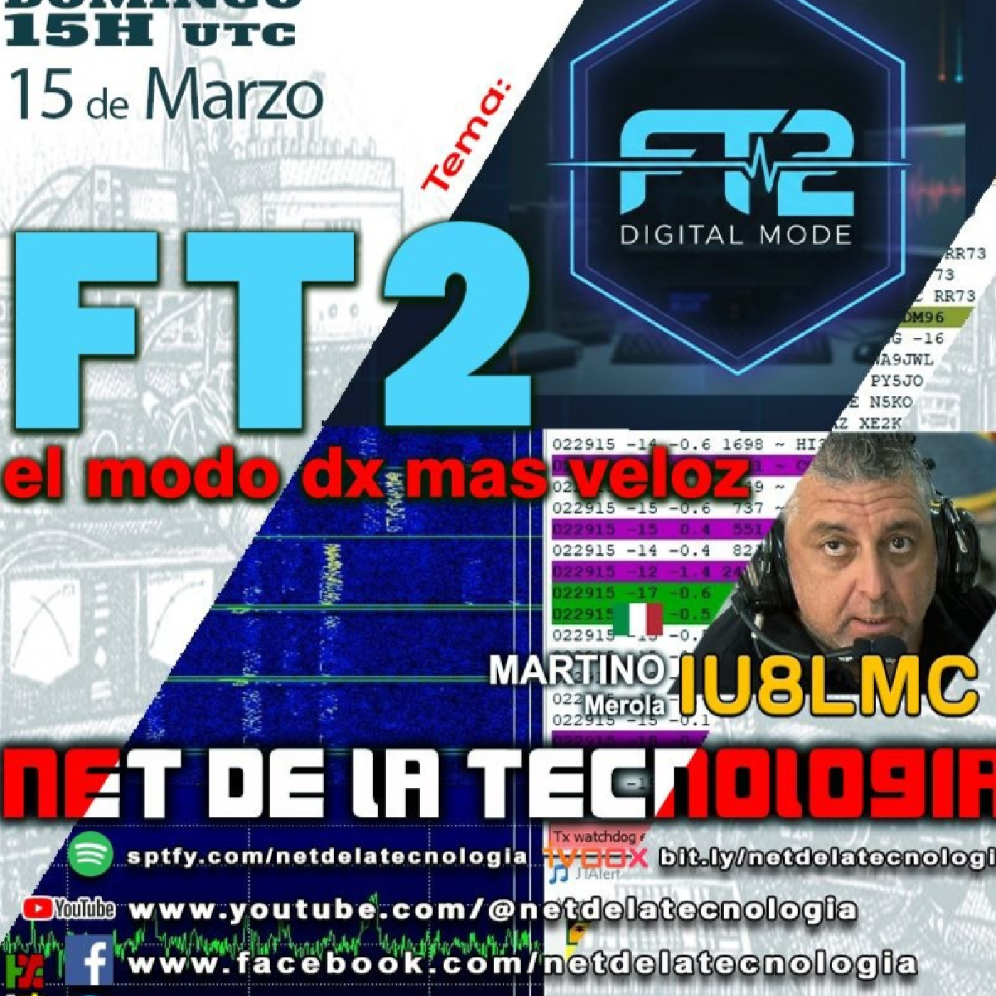 #520 FT2 la transmision rapida digital por IU8LMC Martino