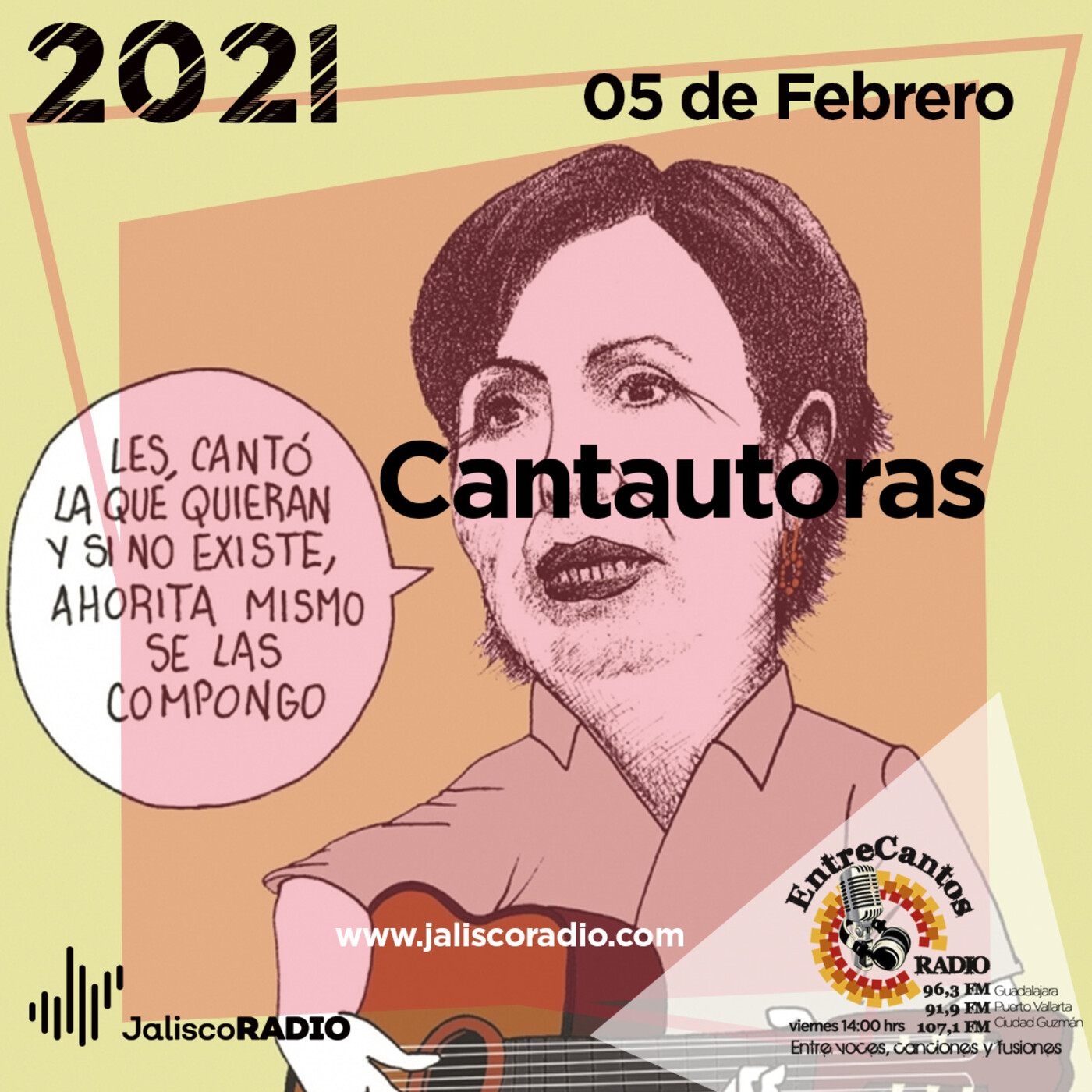 Programa Entrecantos 05 de febrero, 2021: Cantautoras episode artwork