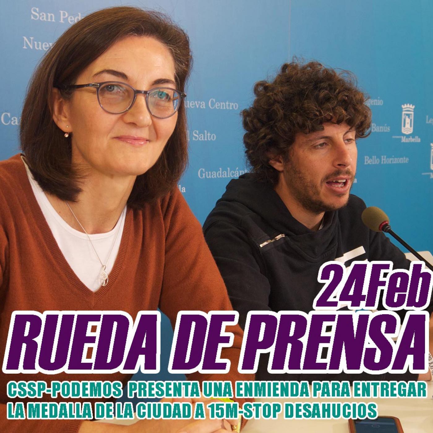 Ruedas de Prensa CSSP - PODEMOS