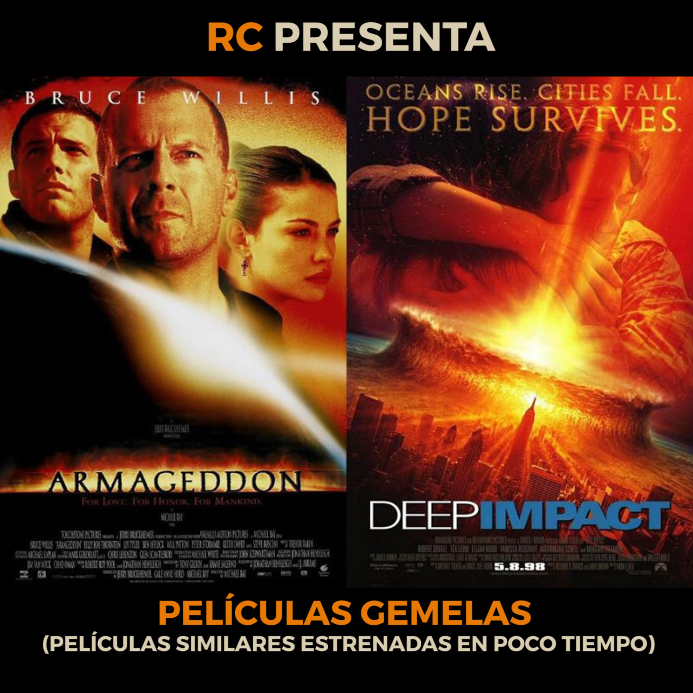 RC (5x08) | Películas gemelas (Películas similares estrenadas en poco tiempo) episode artwork