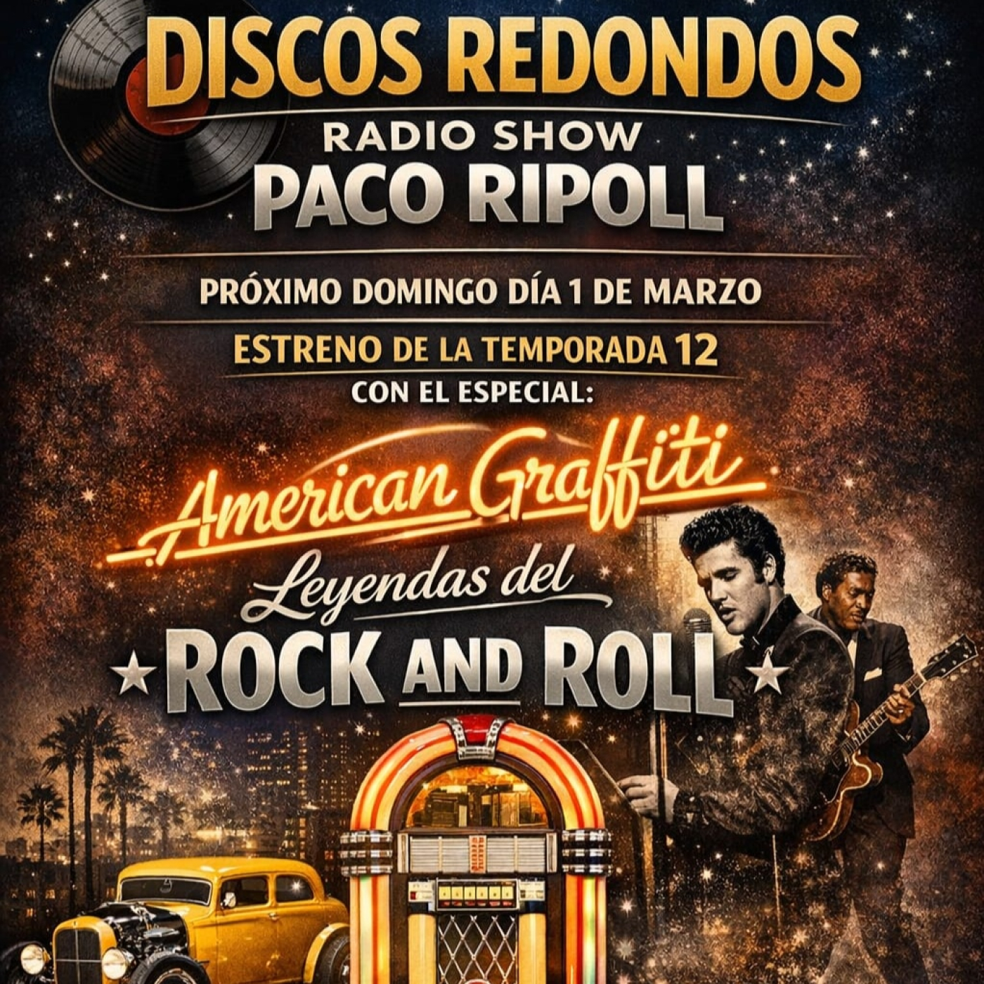 DISCOS REDONDOS ESPECIAL AMERICAN GRAFFITTI, LEYENDAS DEL ROCK AND ROLL episode artwork