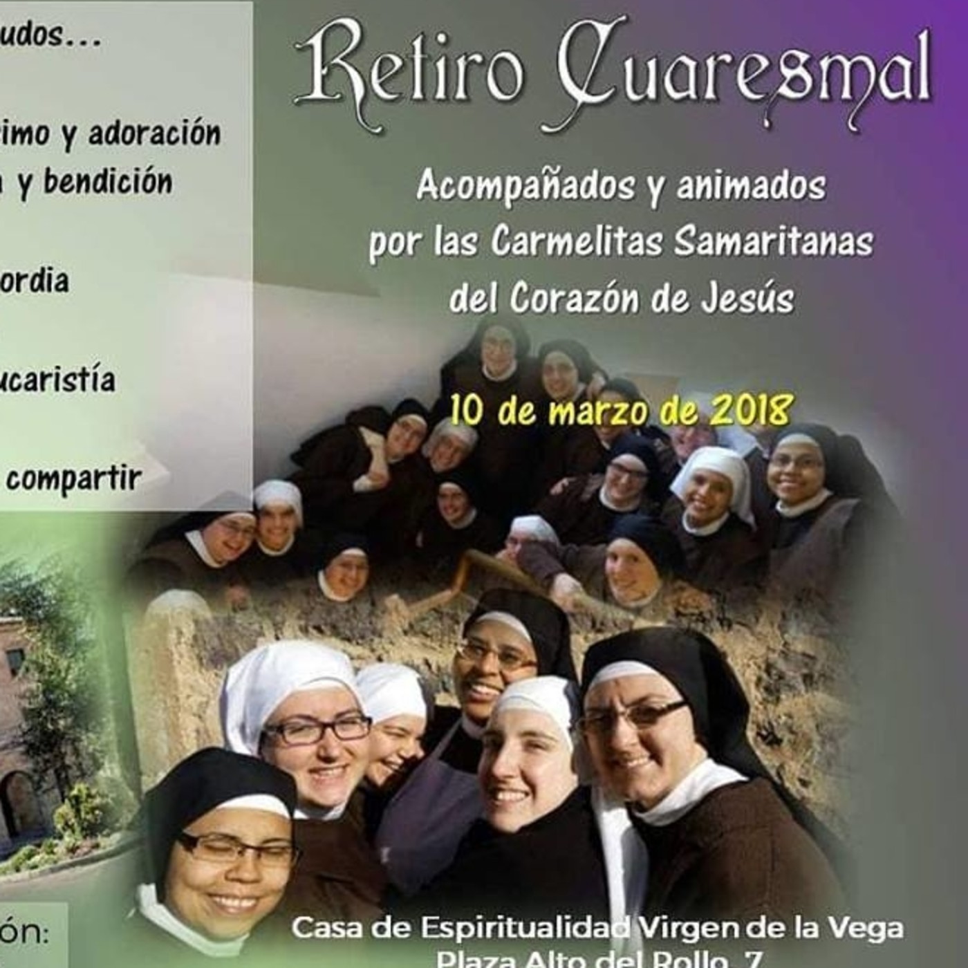 CHARLAS CUARESMA 2018