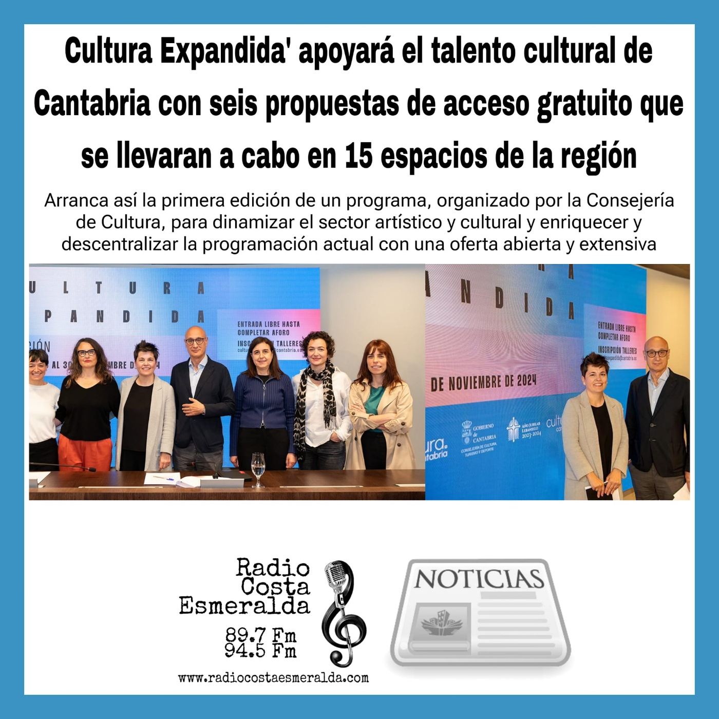 Primera edición del programa 'Cultura Expandida' en Cantabria episode artwork