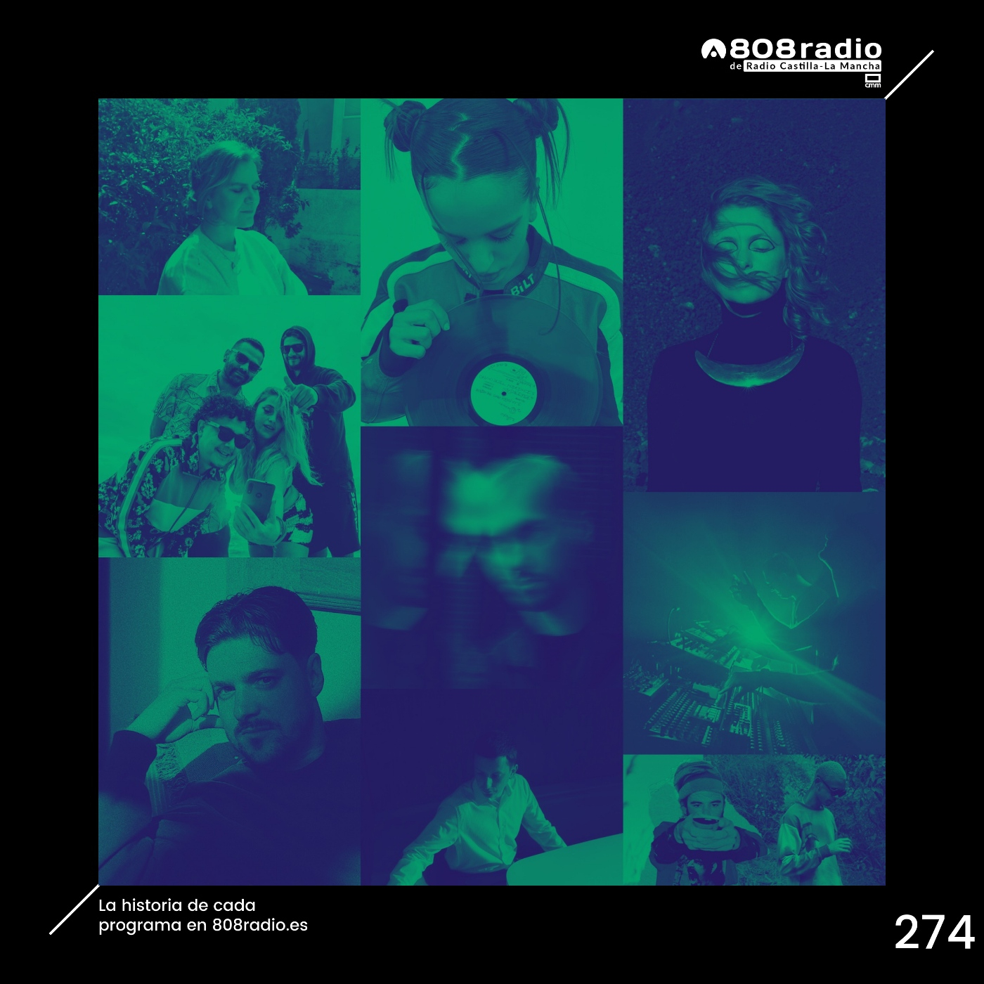 808 Radio #274 / Rosalía, Burial & Four Tet, Jeff Mills / Radio CLM – 23/7/22 episode artwork