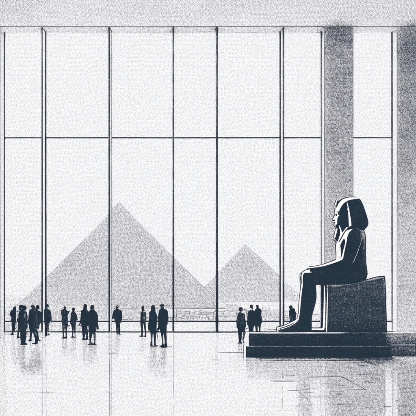 DENTRO DE LA CUARTA PIRÁMIDE: VISITAMOS EL MUSEO MÁS IMPRESIONANTE DEL MUNDO