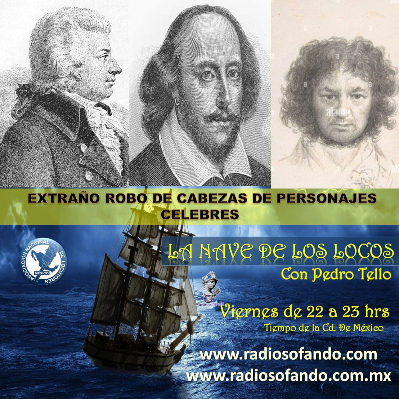 La Nave de los Locos_EXTRAÑO ROBO DE CABEZAS DE PERSONAJES CELEBRES_23-06-23 episode artwork