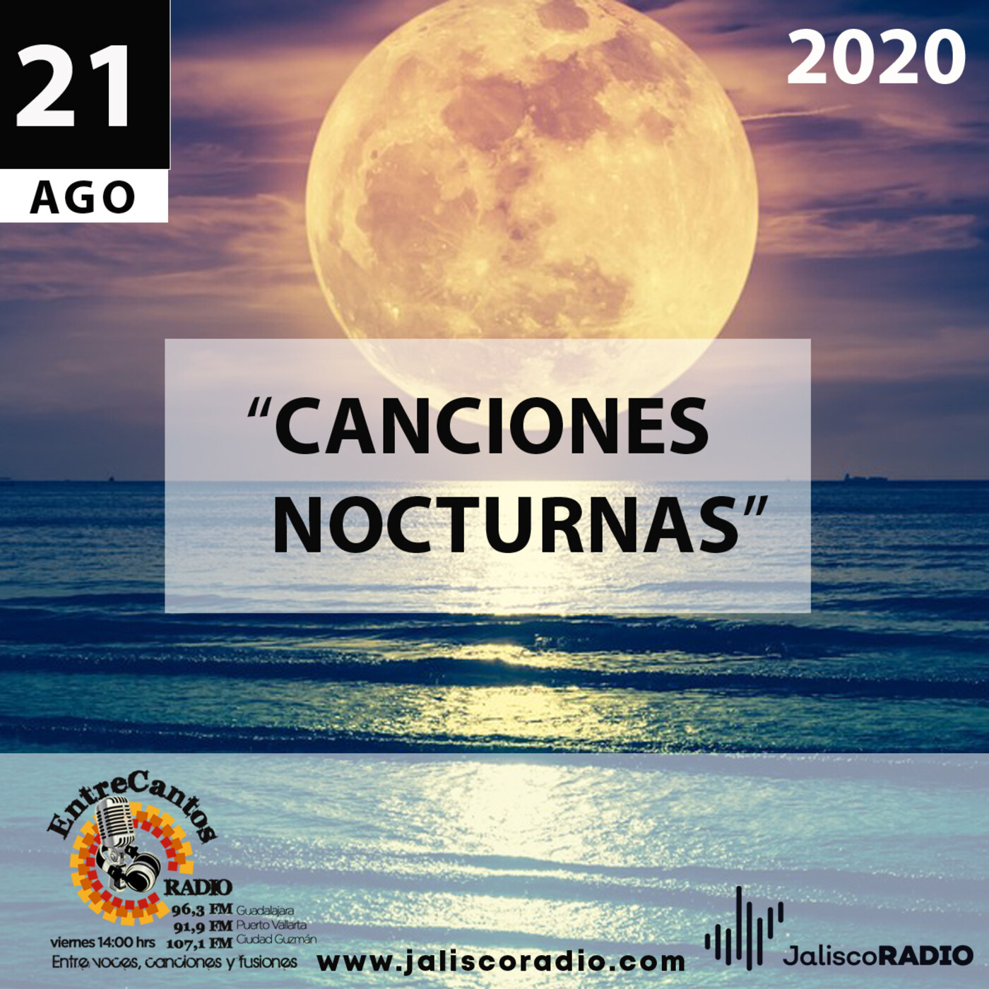 Programa Entrecantos 21 de agosto, 2020: Canciones nocturnas episode artwork