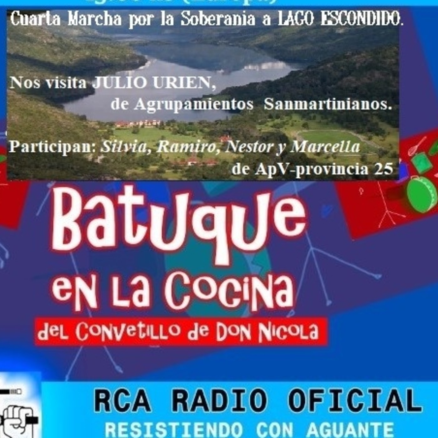 BATUQUE en la COCINA...con JULIO URIEN, #FIPCA #CUARTA MARCHA A LAGO ESCONDIDO episode artwork
